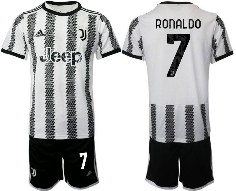 Men 2022-2023 Club Juventus FC home white #7 Soccer Jersey